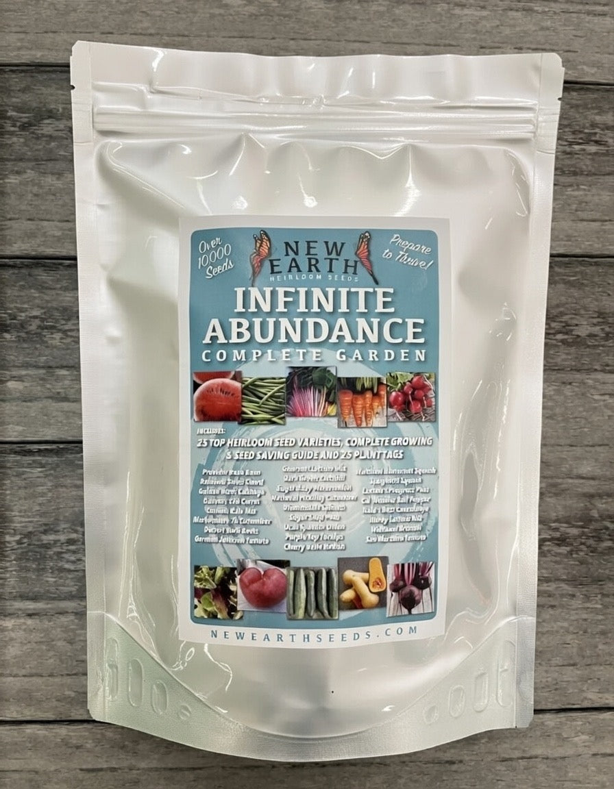 heirloom garden seed kit Infinite Abundance Complete Garden Seed Kit Collection – New Earth Seeds