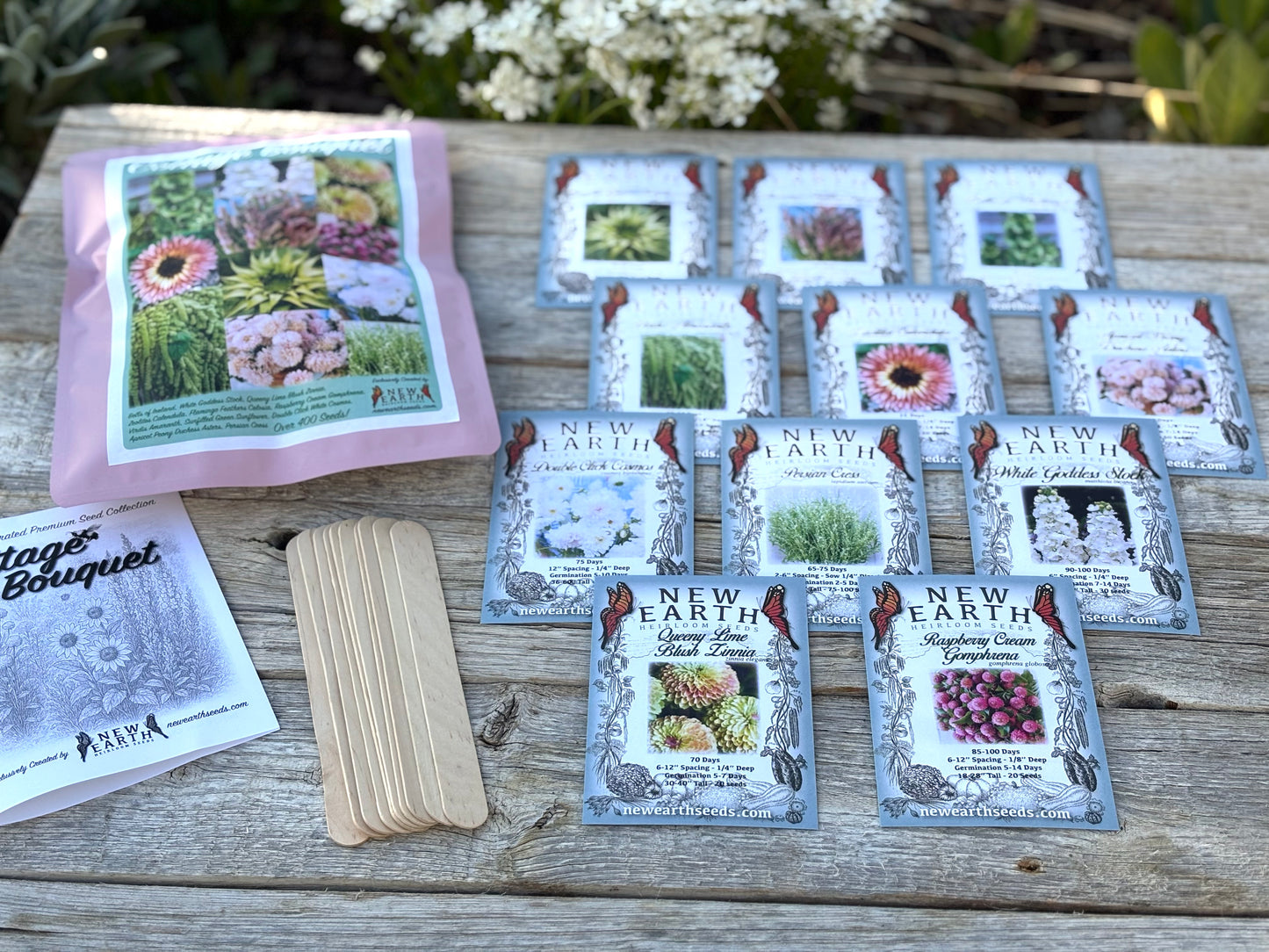 Cottage Bouquet Flower Seed Collection | Mother's Day Seed Gift Pack
