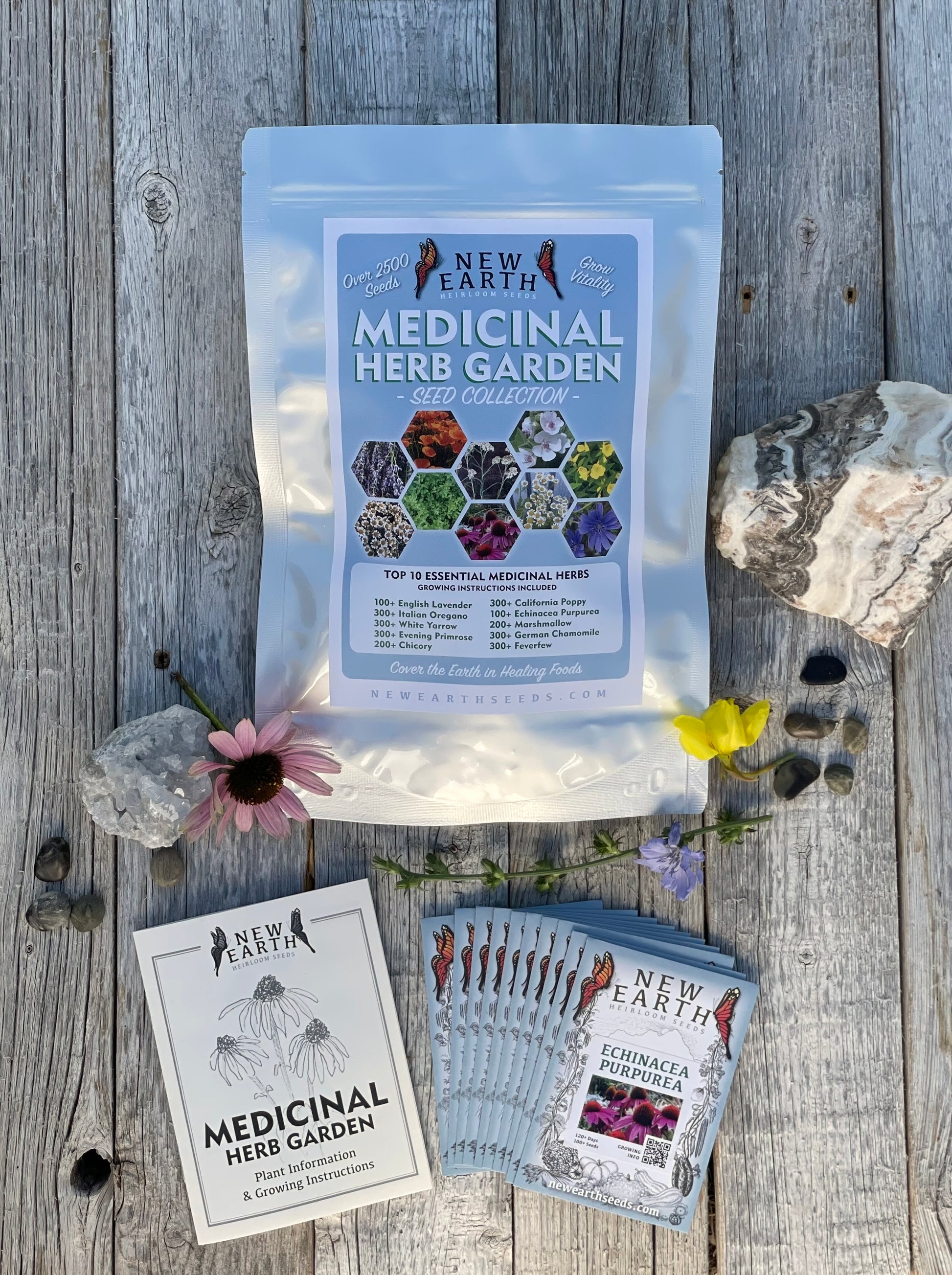 Medicinal herbs seed collection gift